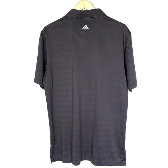 Adidas ClimaCool gray collared golf polo shirt size Medium M B112 - Picture 4 of 4